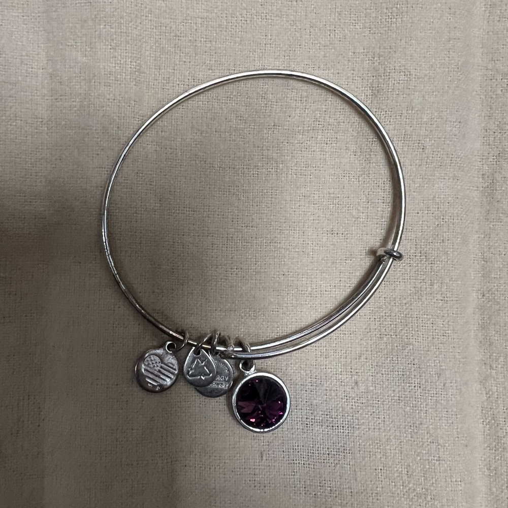 Alex and Ani Amethyst Bracelet